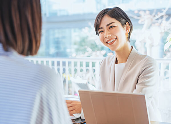 個別対応で柔軟にサポート